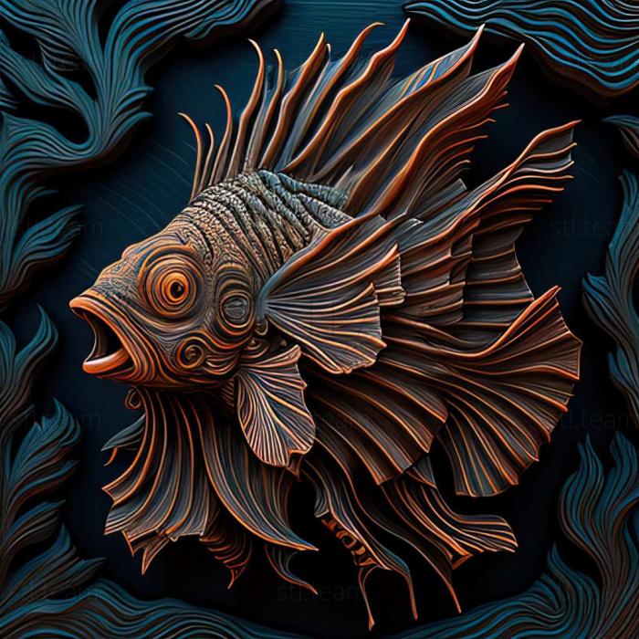 3D model Lionhead fish (STL)